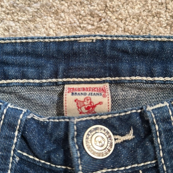True religion dark jeans, straight leg - Picture 2 of 3